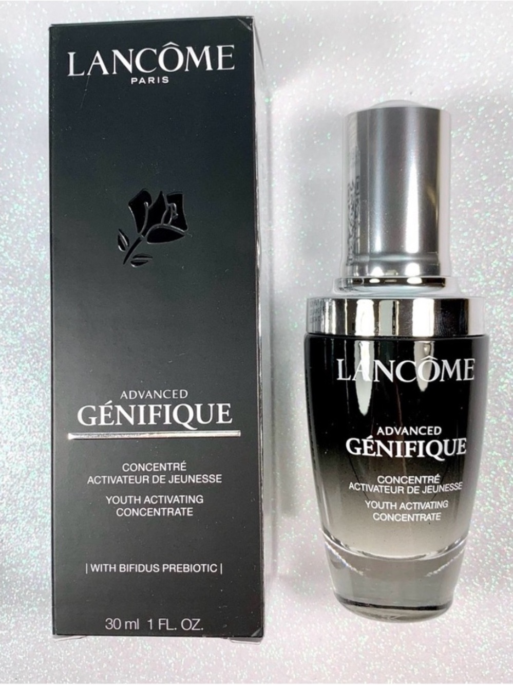 Lancôme Advanced Génifique Serum — Black and Silver Bottle